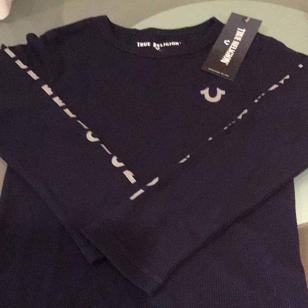 NWT Authentic True Religion Boys Thermal Shirt 9